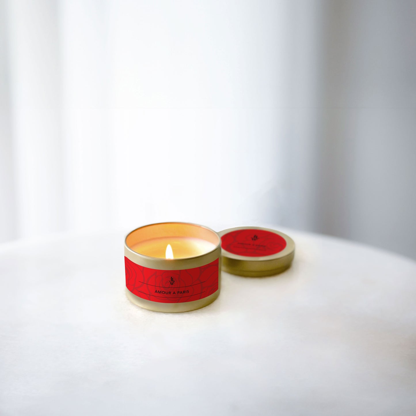 Honey Willow Amour a Paris candle tins fragrance