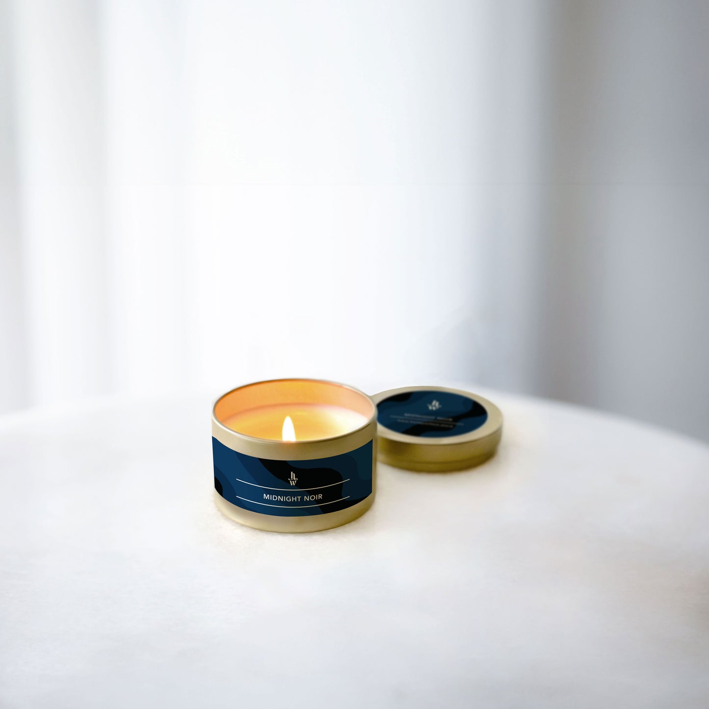 Honey Willow Midnight Noir candle tins fragrance