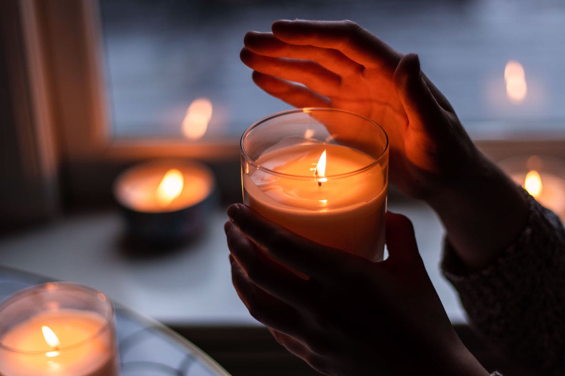 Honey Willow Mindfulness and relaxation routine with candles