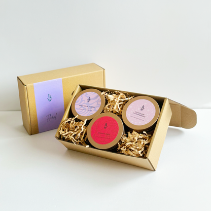 Floral - Luminous Trio Candle Gift Set