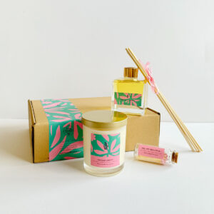 Honey Willow Emerald Canopy gift box, eco-friendly home fragrance