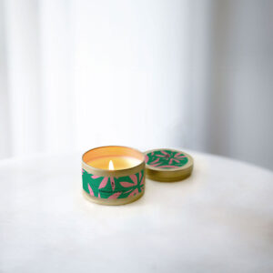 Honey Willow Emerald Canopy candle tin, 120g eco-friendly home fragrance