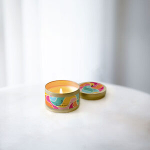 Honey Willow Spring Blooms candle tin, 120g eco-friendly home fragrance
